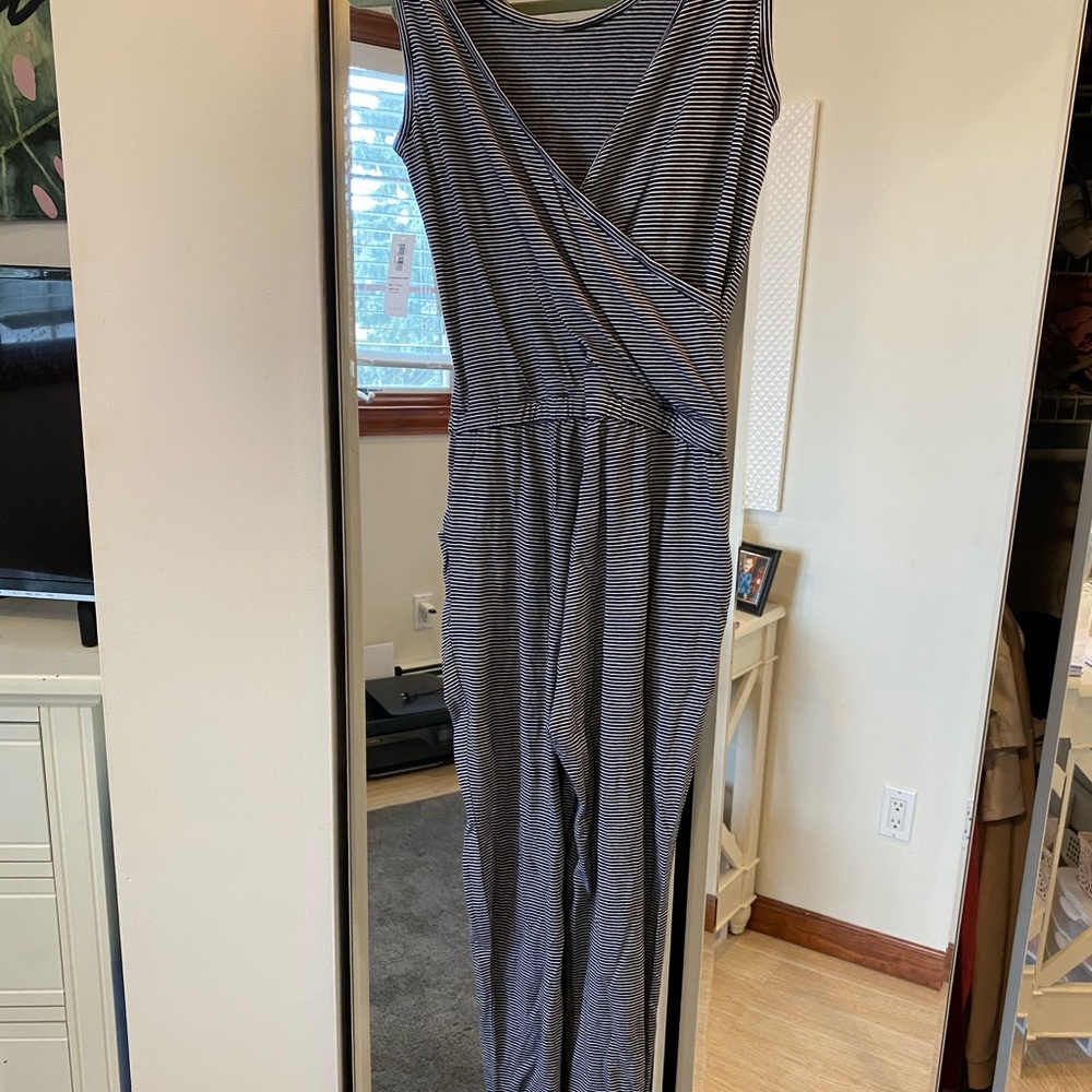 Striped Jumpsuit